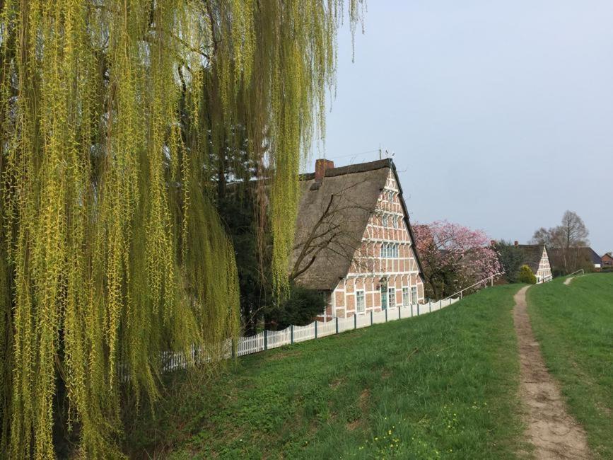 Fewo Blankenese Im Haus Luehegarten Gruenendeich Экстерьер фото